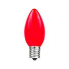 Lâmpadas de reposição de Natal Novelty Lights C9 Ceramic Red Lâmpadas de reposição de Natal Novelty Lights C9 Ceramic Red
