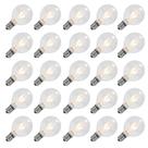 Lâmpadas de reposição GOOTHY G40 5W incandescentes 120V E12, pacote com 25 Lâmpadas de reposição GOOTHY G40 5W incandescentes 120V E12, pacote com 25