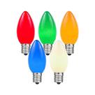 Lâmpadas de reposição Novelty Lights Ceramic C7/E12 5W, pacote com 25