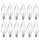 Lâmpadas de vela decorativas Tiqian B10 CTC E12 60W 480lm