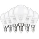 Lâmpadas de ventilador de teto MaxVolador E12 LED 6W 5000K Daylight, pacote com 6