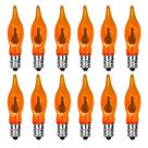 Lâmpadas Doratale Flicker Flame C18 Halloween Orange 1W