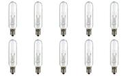 Lâmpadas em miniatura CEC Industries 15T6-145 15W 145V E12 (pacote com 10)