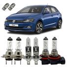Lâmpadas Farol Alto Baixo Milha 3200K VW Polo + Pingo T10