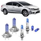 Lampadas farol alto civic 2012 2013 2014 2015 2016 efeito xenon