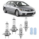Lampadas farol alto civic 2012 2013 2014 2015 2016 halogenas amarelas