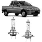 Lampadas farol alto fiat strada 2002 ate 2004 h7