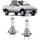 Lampadas farol alto fiat strada 2005 ate 2007 h7