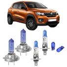 Lampadas Farol Alto Kwid 2017 18 19 20 2021 Efeito Xenon