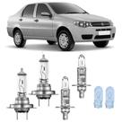 Lampadas Farol Alto Siena G3 2004 05 06 07 2008 Halogenas Amarelas