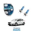 Lâmpadas Farol Baixo Ford Focus 2014-2015 H7 CrystalVision Philips
