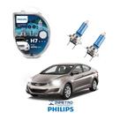 Lâmpadas Farol Baixo Hyundai Elantra 2012-2013 H7 CrystalVision Philips