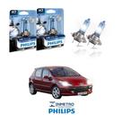 Lâmpadas Farol Baixo Peugeot 208 2013-2015 H7 BlueVision Philips