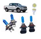 Lampadas Farol Ford Ranger 2004 2005 Até 2012 Super Branca