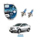 Lâmpadas Farol GM Prisma Philips H4 CrystalVision