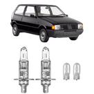 Lâmpadas Farol Milha Fiat Uno todos anos Halógenas Amarela