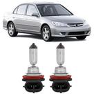 Lampadas farol milha honda civic 2004 ate 2008 h11