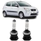 Lampadas farol milha kia picanto 2007 adiante h27