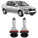 Lampadas farol milha renault logan 2011 2012 2013