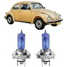 Lampadas farol super branca volkswagen fusca todos