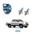 Lâmpadas Farol Toyota Hilux Philips H4 CrystalVision