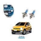 Lâmpadas Farol Volkswagen Crossfox Philips H4 CrystalVision