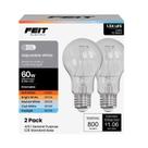 Lâmpadas Feit Electric A19 8,8 W reguláveis, pacote com 2 unidades, 60W Eq