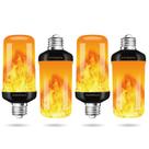 Lâmpadas Flame Abnothurn 4 modos LED E26 Flickering 3W (pacote com 4)