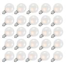 Lâmpadas GOOTHY G40 Frosted White 5W, pacote com 25, 1,5 cm, globo Lâmpadas GOOTHY G40 Frosted White 5W, pacote com 25, 1,5 cm, globo