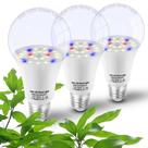 Lâmpadas Grow ALIDE E26 A19 10W Full Spectrum 5000K, pacote com 3