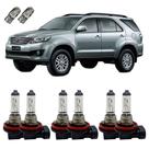 Lâmpadas Halógenas Alto Baixo Milha 3200K Hilux SW4 09/2016