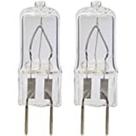 Lâmpadas halógenas Edgewater Parts WB08T10023 35W 130V para forno de microondas GE, pacote com 2