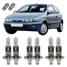 Lâmpadas Halógenas Fiat Marea Alto Baixo Milha 3200K + T10