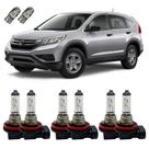 Lâmpadas Halógenas Honda CR-V Alto Baixo Milha 3200K + T10