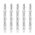 Lâmpadas halógenas Jaenmsa R7S 100W 120V T3 78mm, pacote com 5