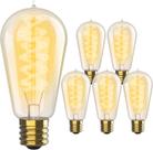 Lâmpadas Hudson Bulb Co. Edison incandescente vintage 60W