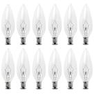 Lâmpadas incandescentes Seentech B10 CTC 60W 120V E12 (12 unidades)