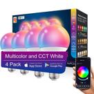 Lâmpadas inteligentes AFINSEA WiFi e Bluetooth LED 10W 800lm