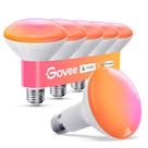 Lâmpadas inteligentes Govee BR30 WiFi RGBWW Color 850 lm, pacote com 6