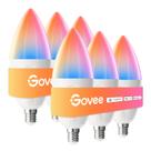 Lâmpadas inteligentes Govee E12 LED 40W equivalentes a 450 lm, pacote com 6 Lâmpadas inteligentes Govee E12 LED 40W equivalentes a 450 lm, pacote com 6