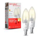 Lâmpadas inteligentes Sengled Zigbee E12 Candelabra 40W, pacote com 2