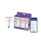 Lâmpadas inteligentes WiZ Connected 65W BR30 LED E26, pacote com 2