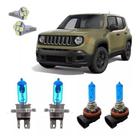 Lampadas Jeep Renegade Super Brancas Farol E Milha