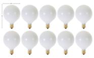 Lâmpadas KOR G16.5 White Finsh Decorative 25W (pacote com 10) Lâmpadas KOR G16.5 White Finsh Decorative 25W (pacote com 10)