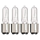 Lâmpadas KOR Q100CL/DC 100W 120V BA15D T4 halógenas (pacote com 4)