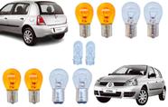 Lampadas lanterna pisca ré freio clio 2003 04 05 06 a 2015