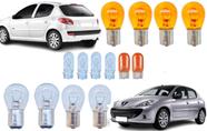 Lampadas lanterna pisca ré freio giro peugeot 207 206
