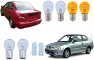 Lampadas lanterna traseira seta ré freio accent 1995 a 2001