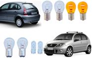 Lampadas lanterna traseira seta ré freio c3 2002 a 2015