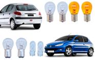 Lampadas lanterna traseira seta ré freio peugeot 206 e 207